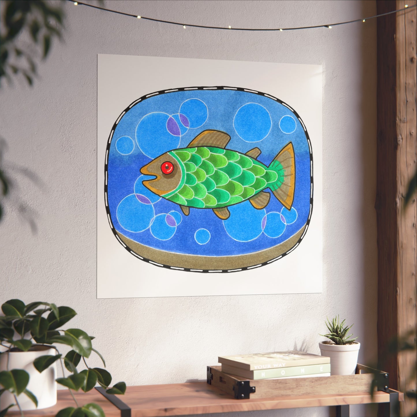 Jeremy the Fish Art Poster