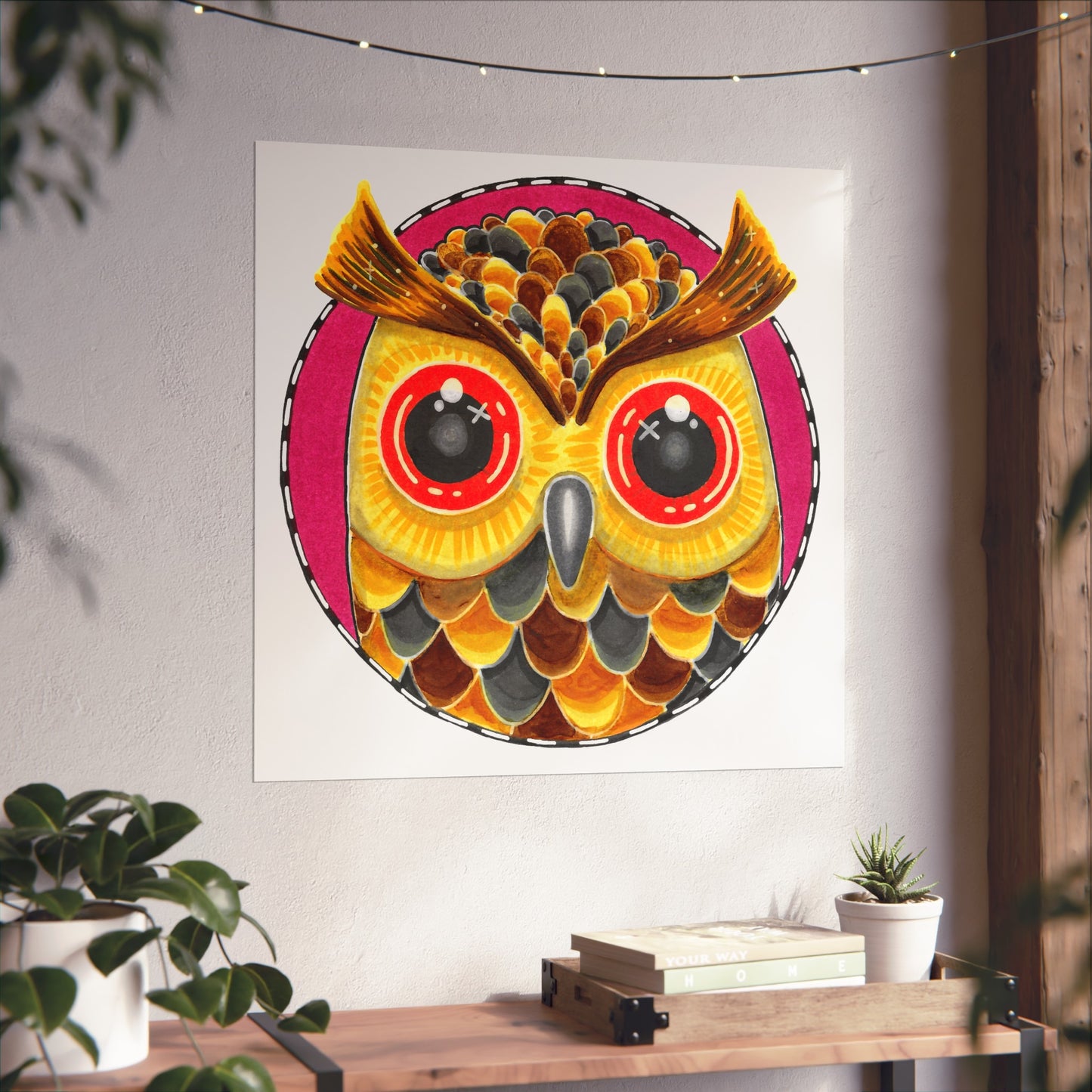 Sir Douglas Hootington the Owl Art Poster