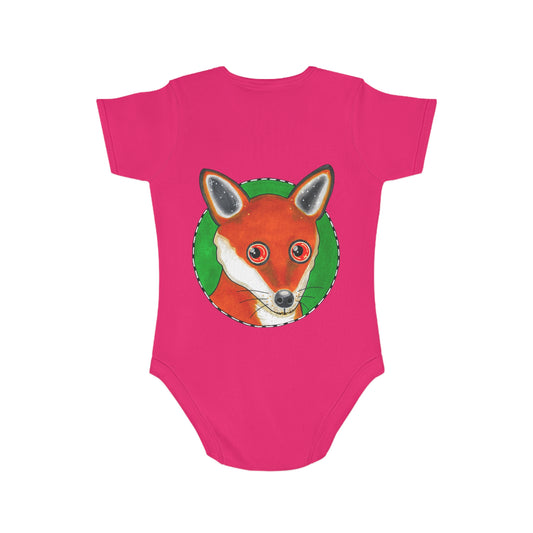 Phillip the Fox Face Baby Bodysuit