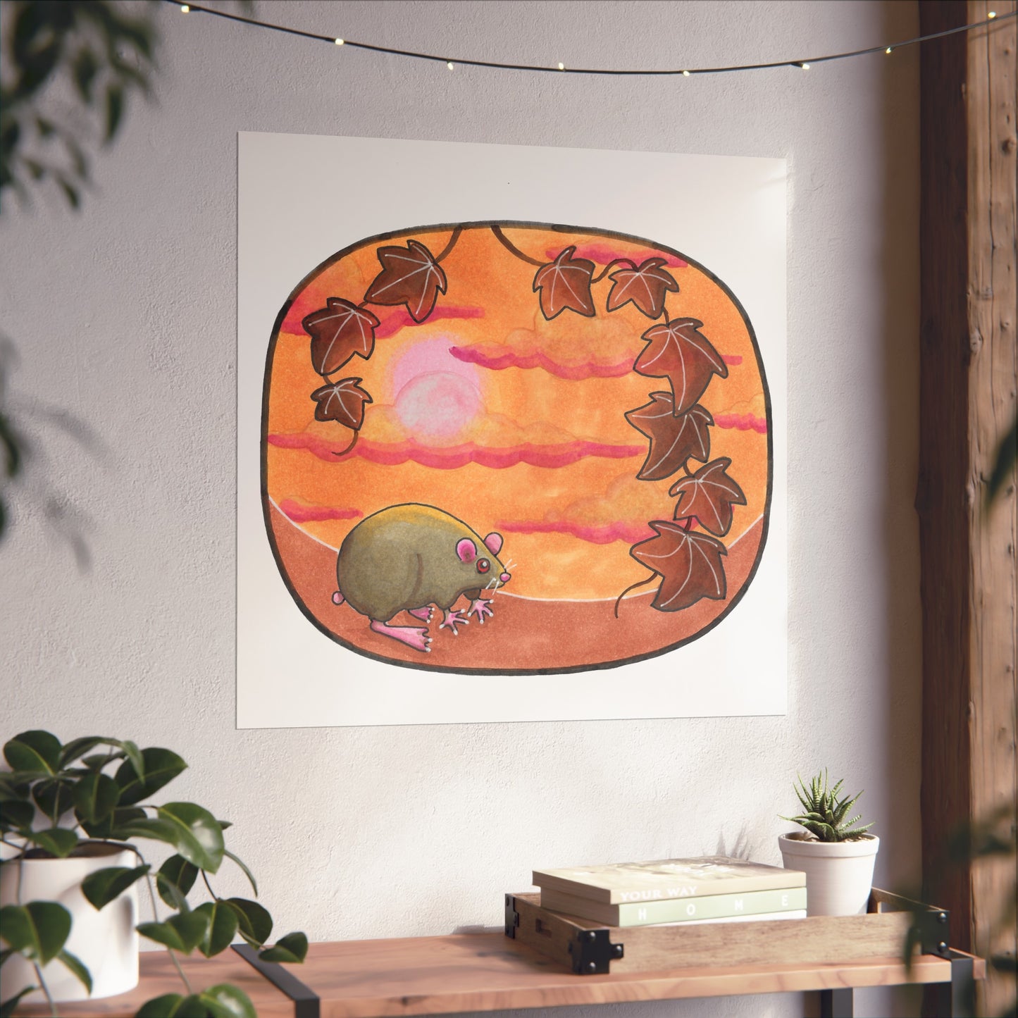 Trevor the Mouse Fine Art Poster