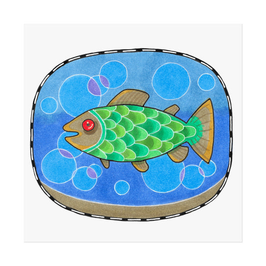 Jeremy the Fish Art Poster