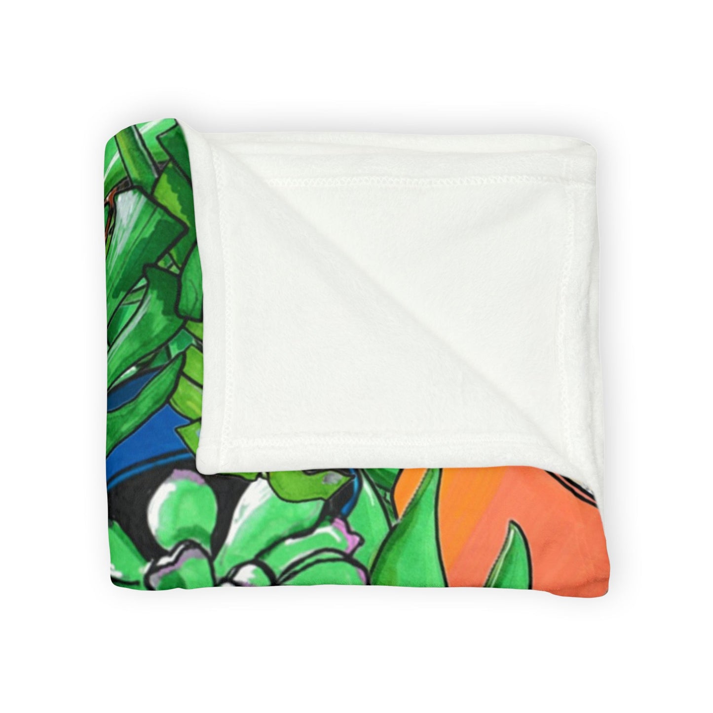 Tropical Succulent Blanket