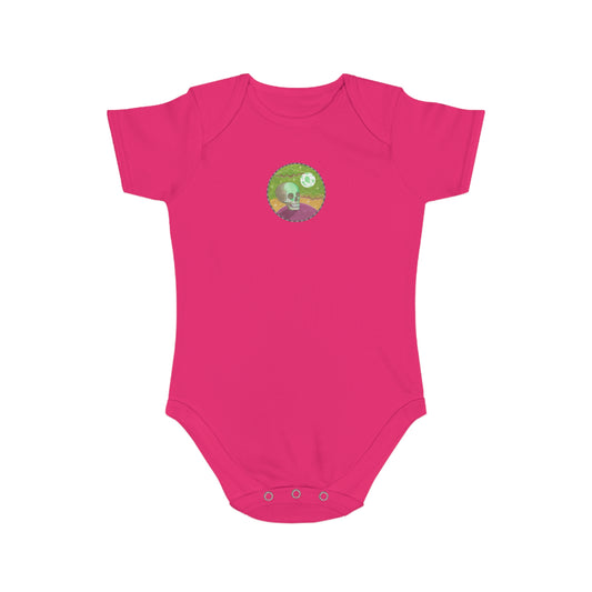 Psychedelic Skull Baby Bodysuit