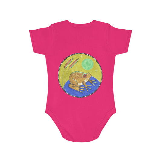 Geoffrey the Frog Baby Bodysuit
