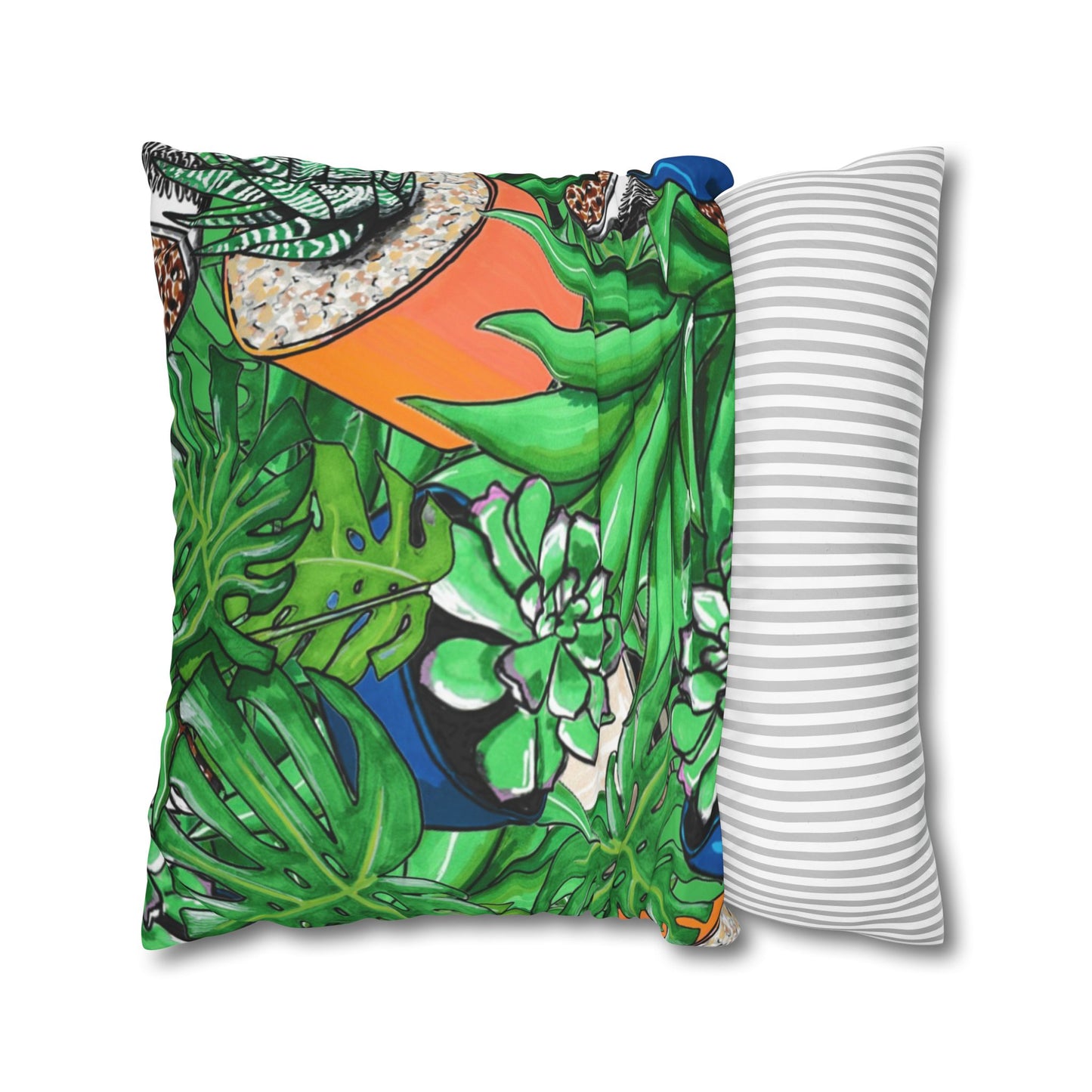 Tropical Succulent Pillowcase