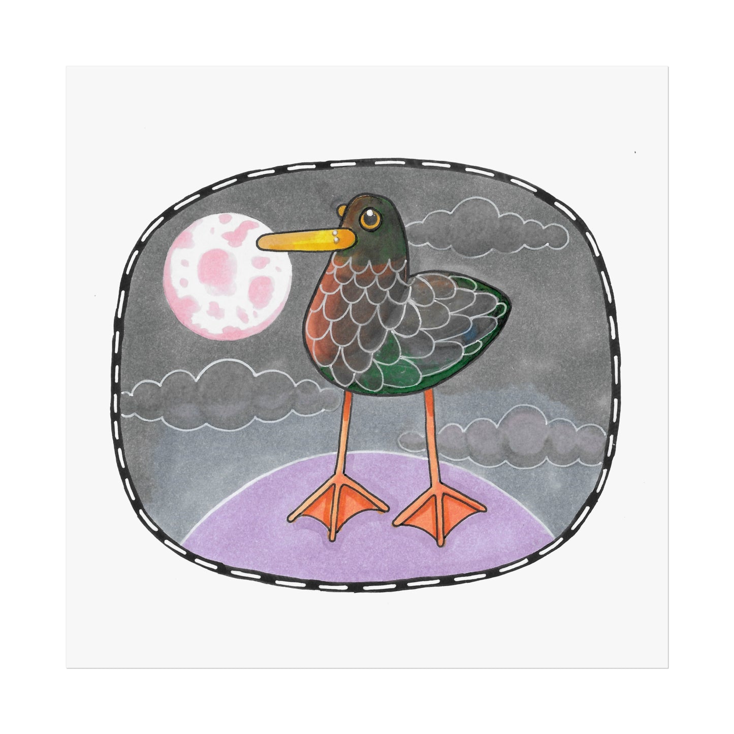 Peter the Bird Art Poster