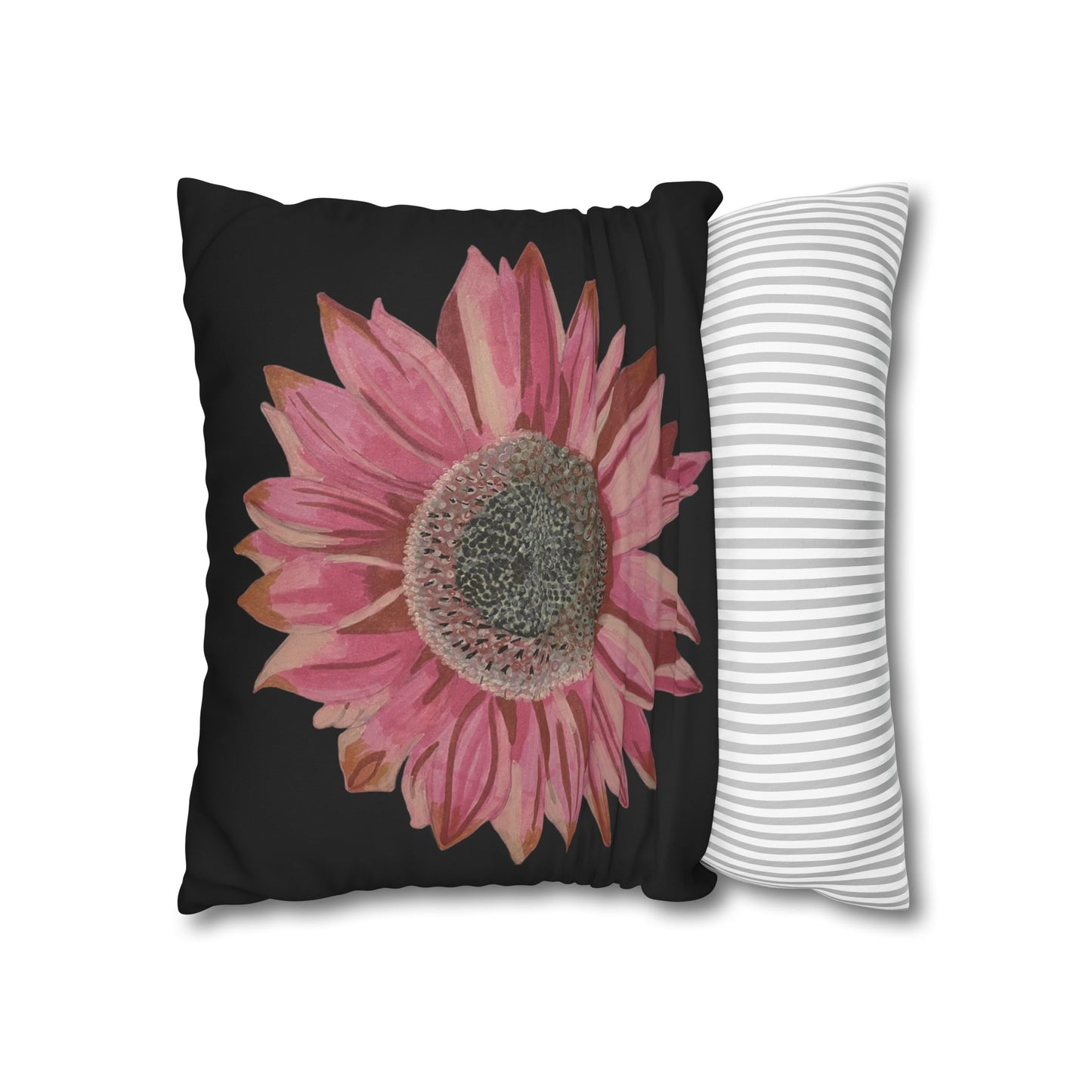 Pink Sunflower Pillowcase