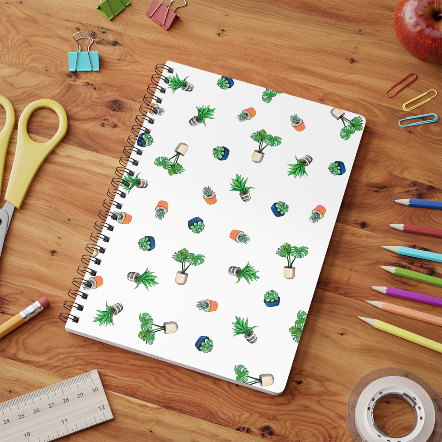 Plant Lovers Pattern A5  Notebook