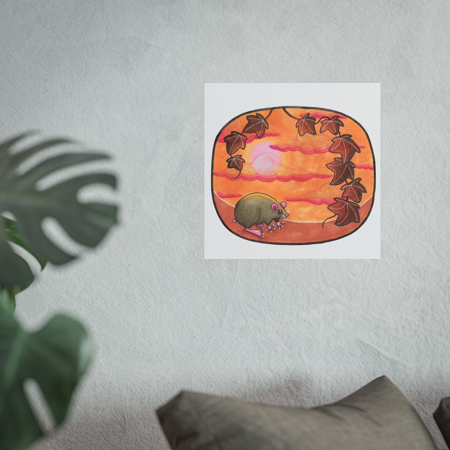 Trevor the Mouse Fine Art Poster