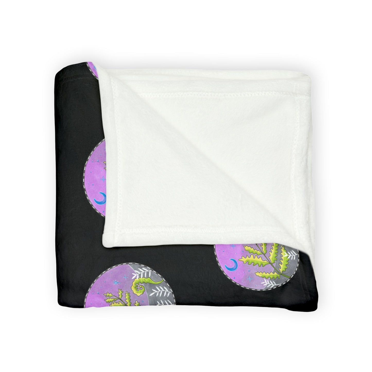 Fern Moonlight Throw Blanket