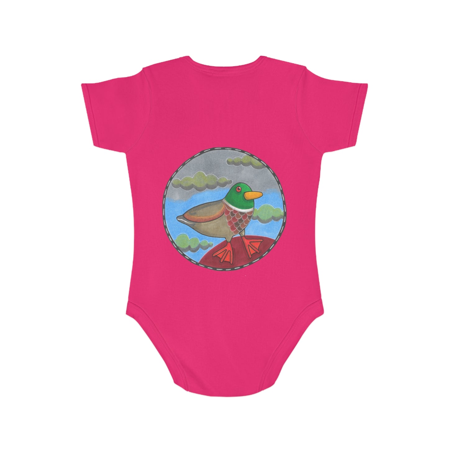 Mark the Mallard Baby Bodysuit
