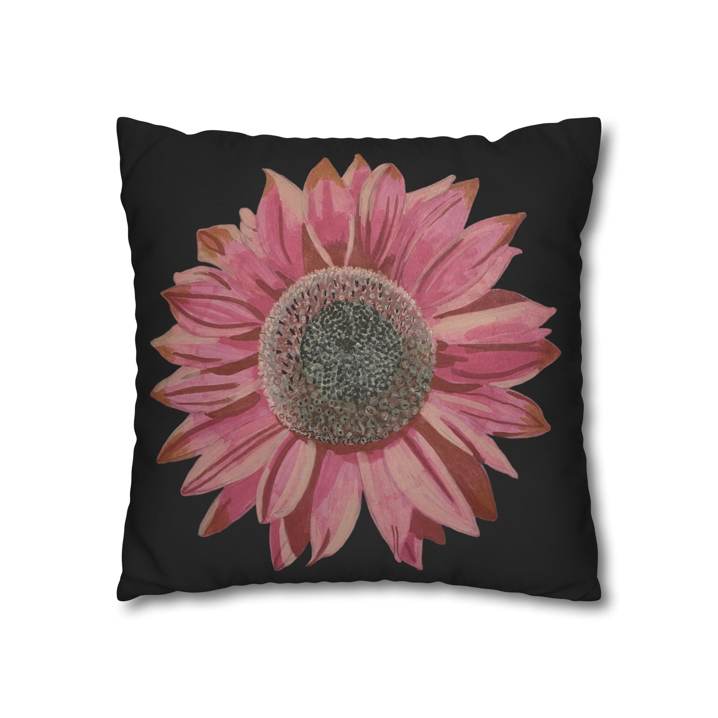 Pink Sunflower Pillowcase