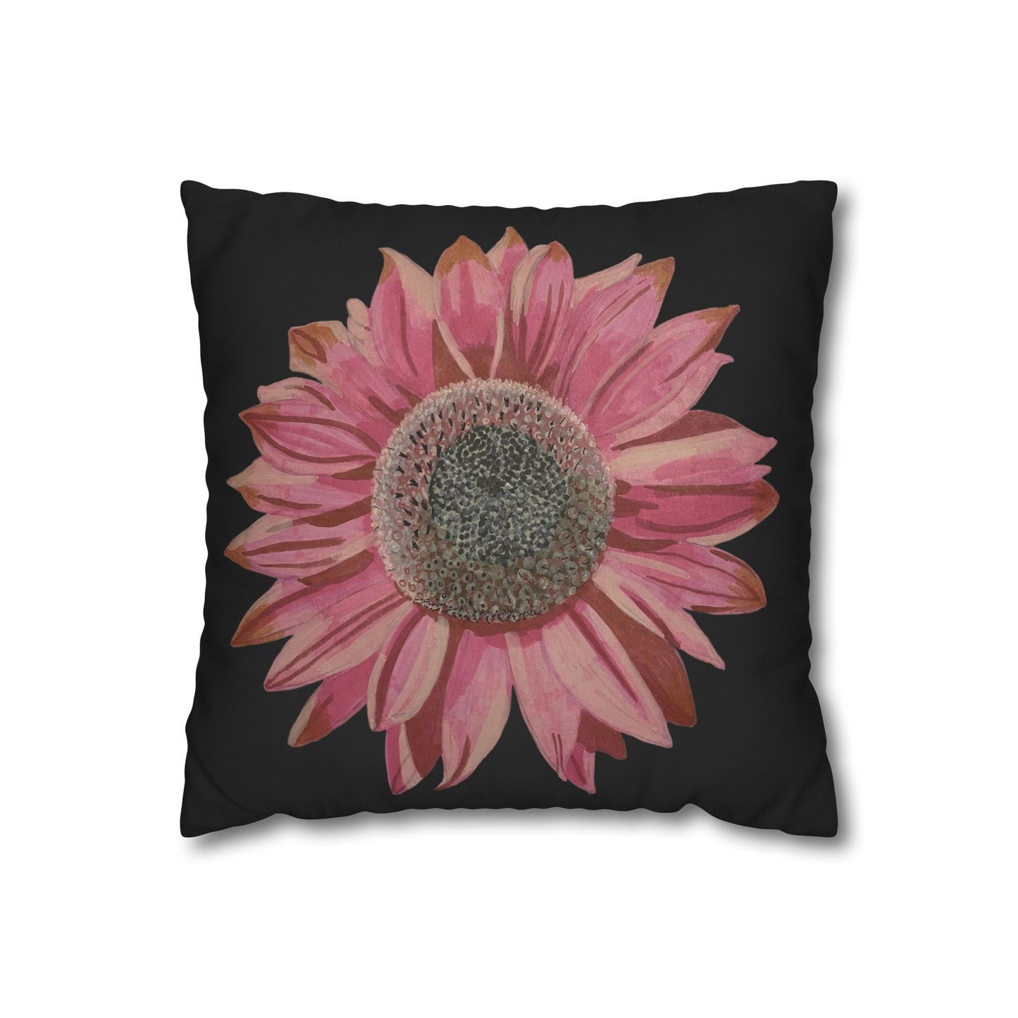 Pink Sunflower Pillowcase