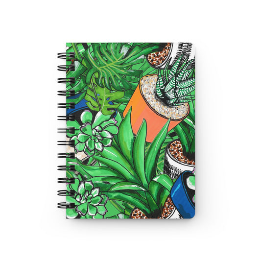 Tropical Botanical Spiral Notebook