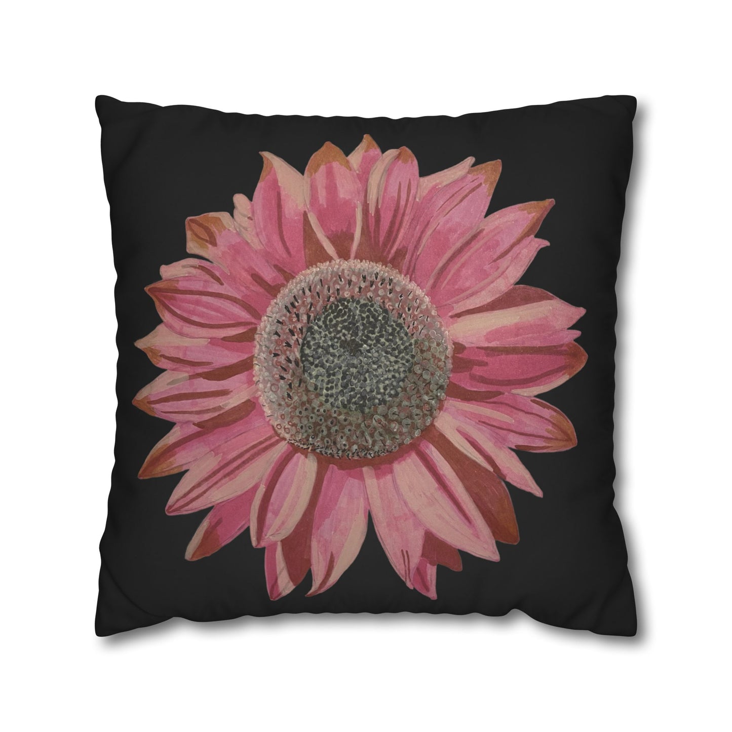 Pink Sunflower Pillowcase