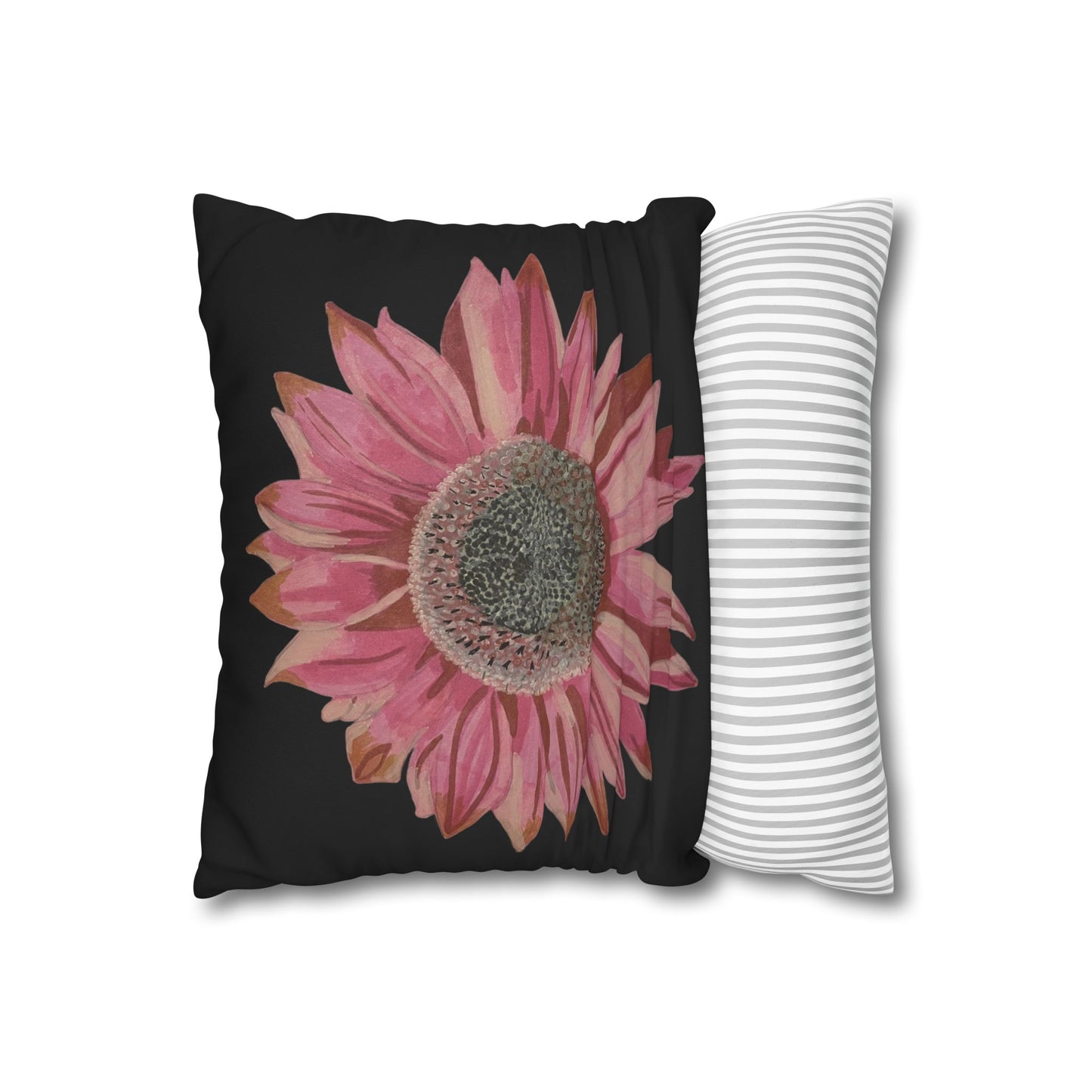 Pink Sunflower Pillowcase