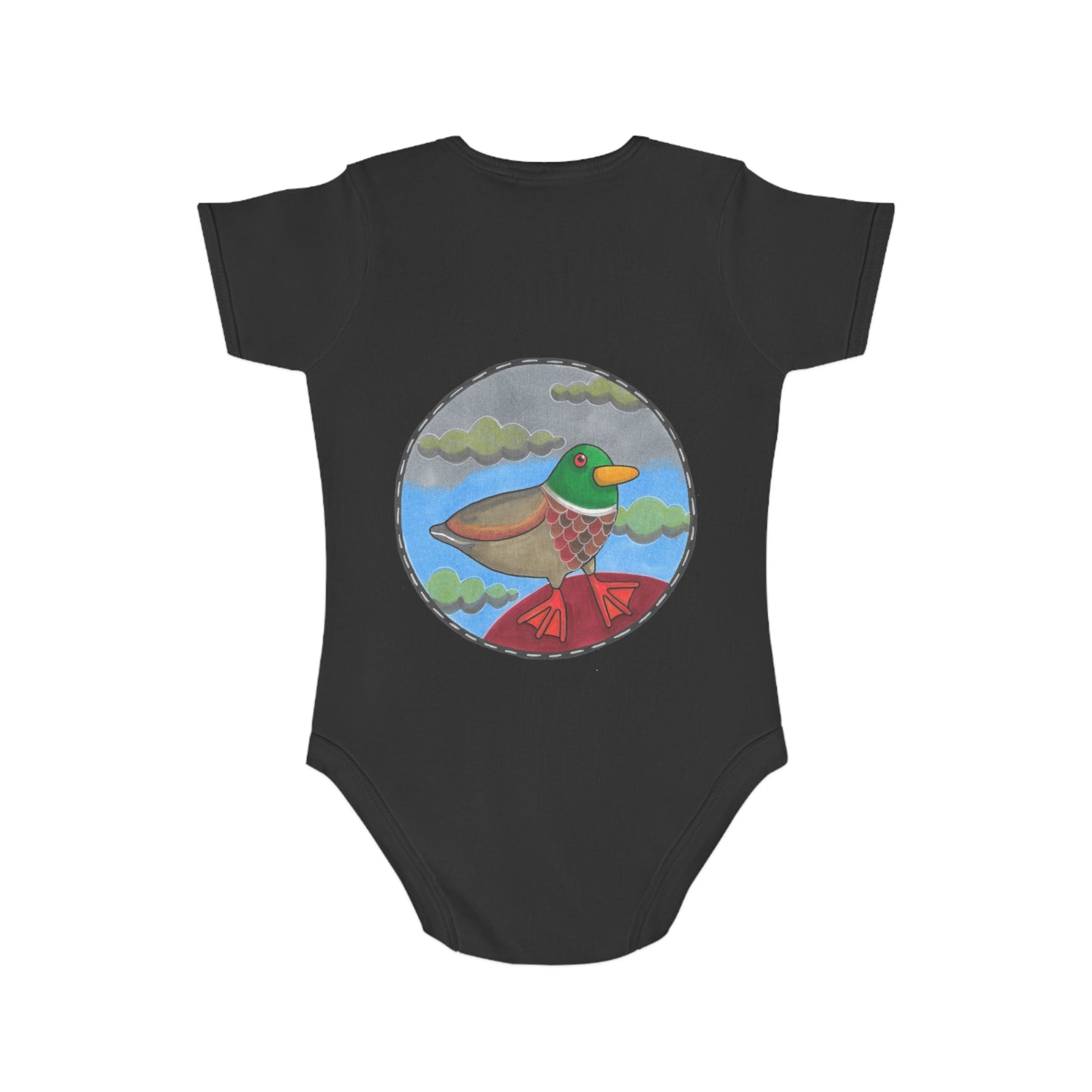 Mark the Mallard Baby Bodysuit