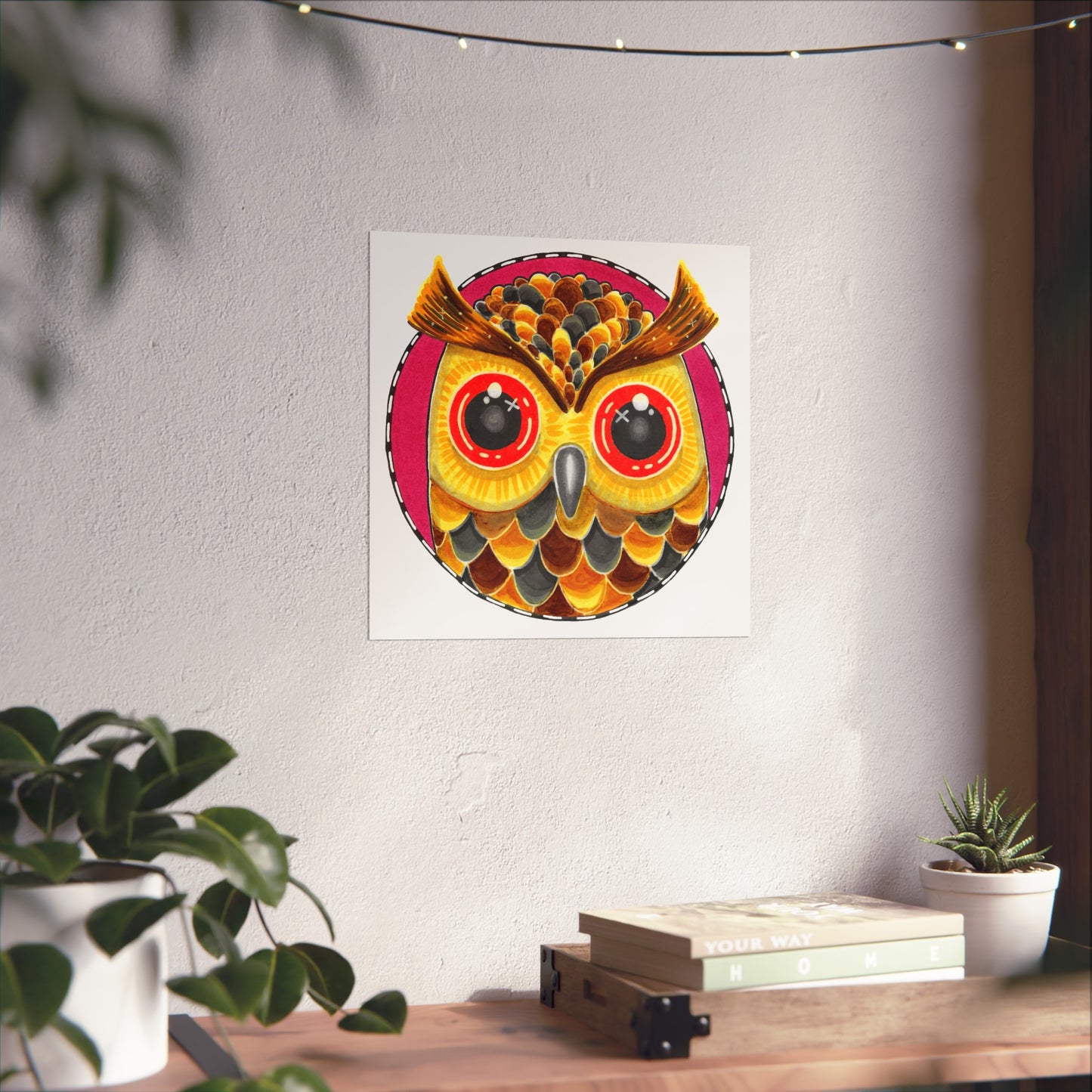 Sir Douglas Hootington the Owl Art Poster