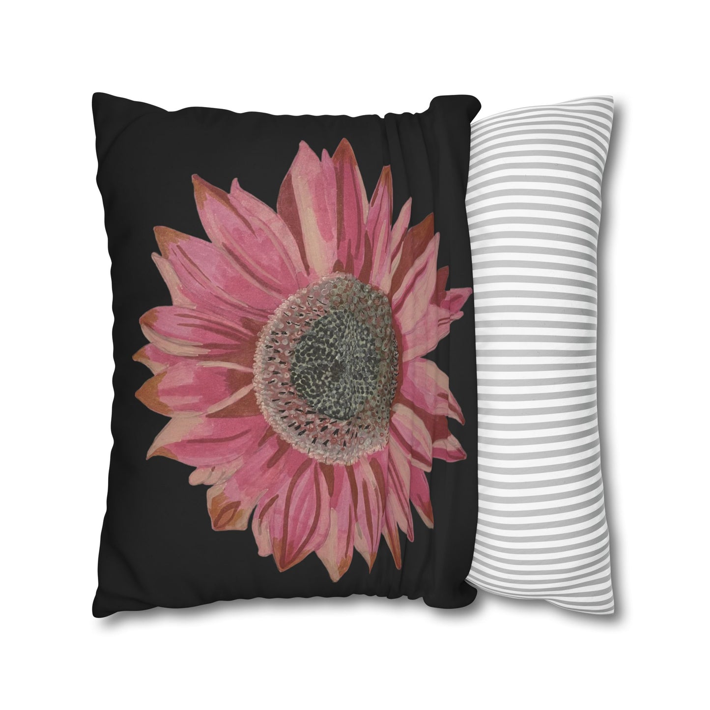 Pink Sunflower Pillowcase
