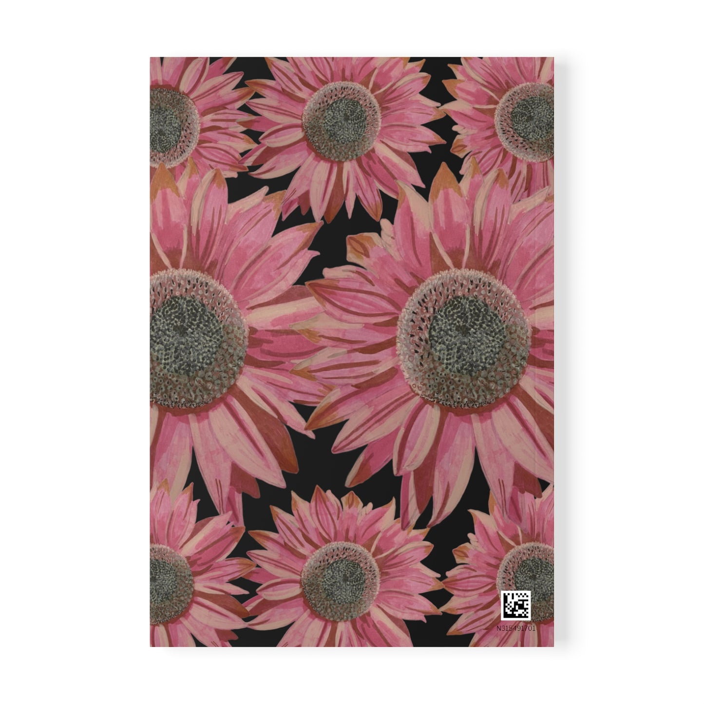 A5 Pink Sunflowers A5 Softcover Notebook