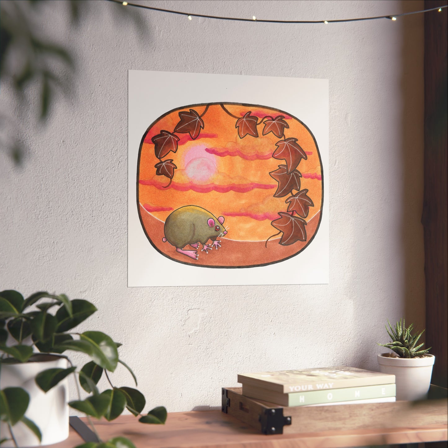 Trevor the Mouse Fine Art Poster