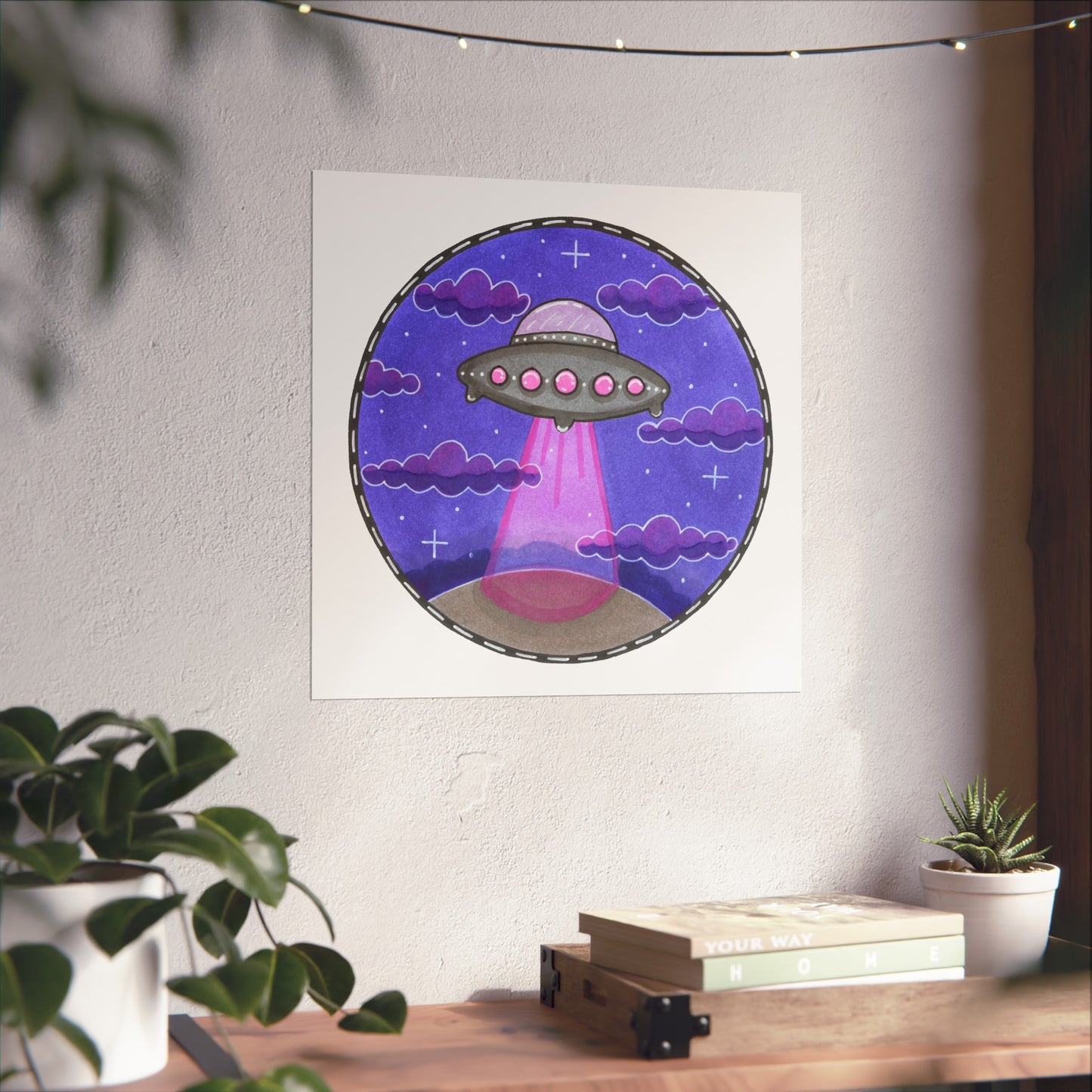 UFO Dreams Art Poster