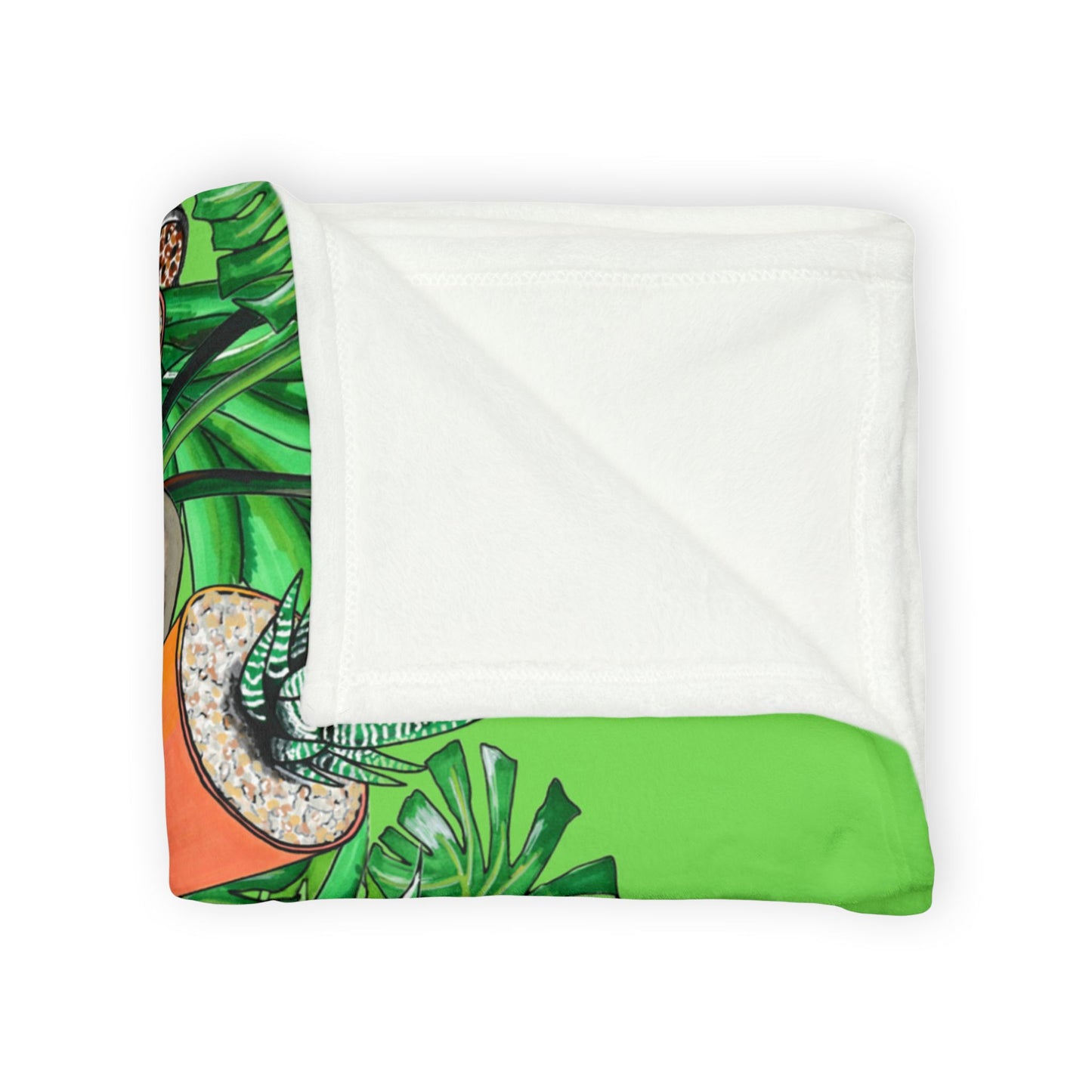 Botanical Succulent Blanket