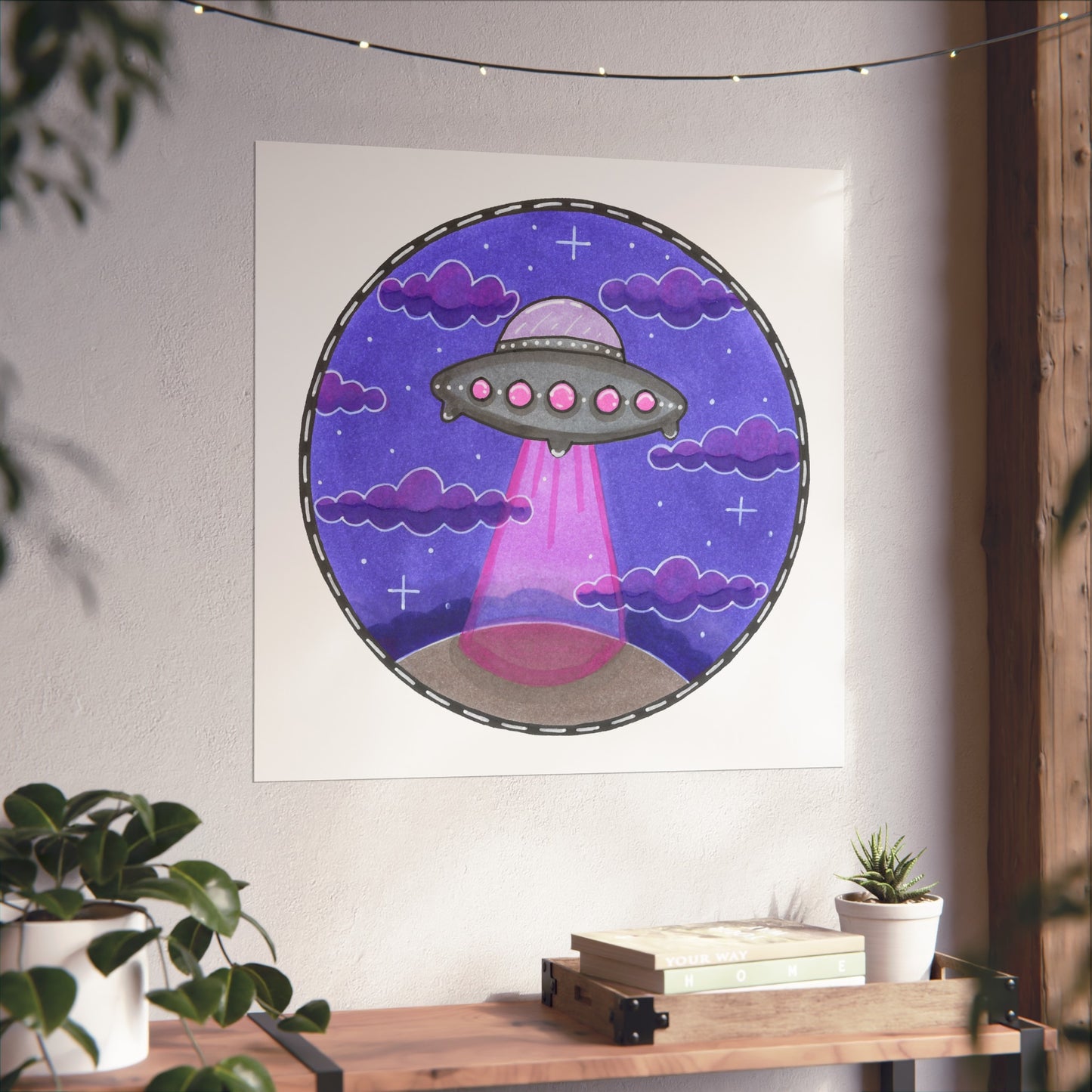 UFO Dreams Art Poster