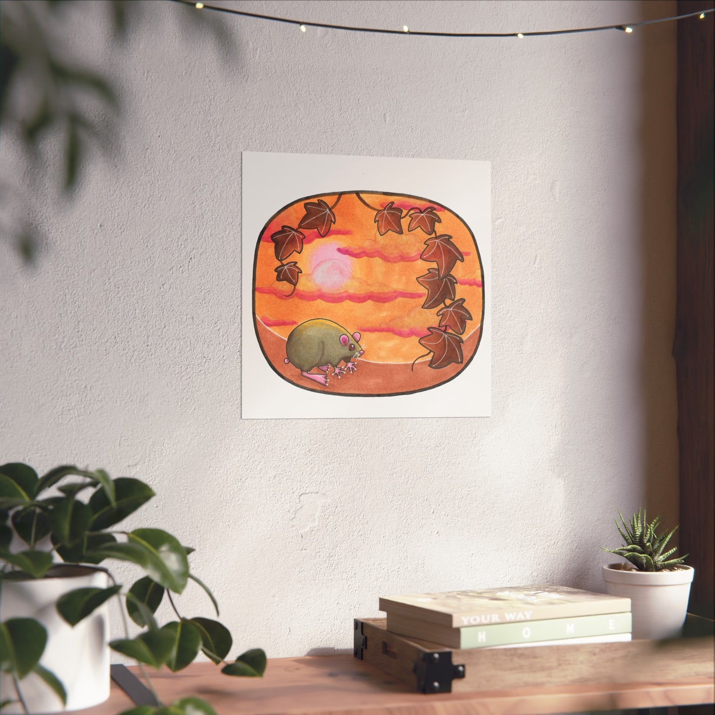 Trevor the Mouse Fine Art Poster