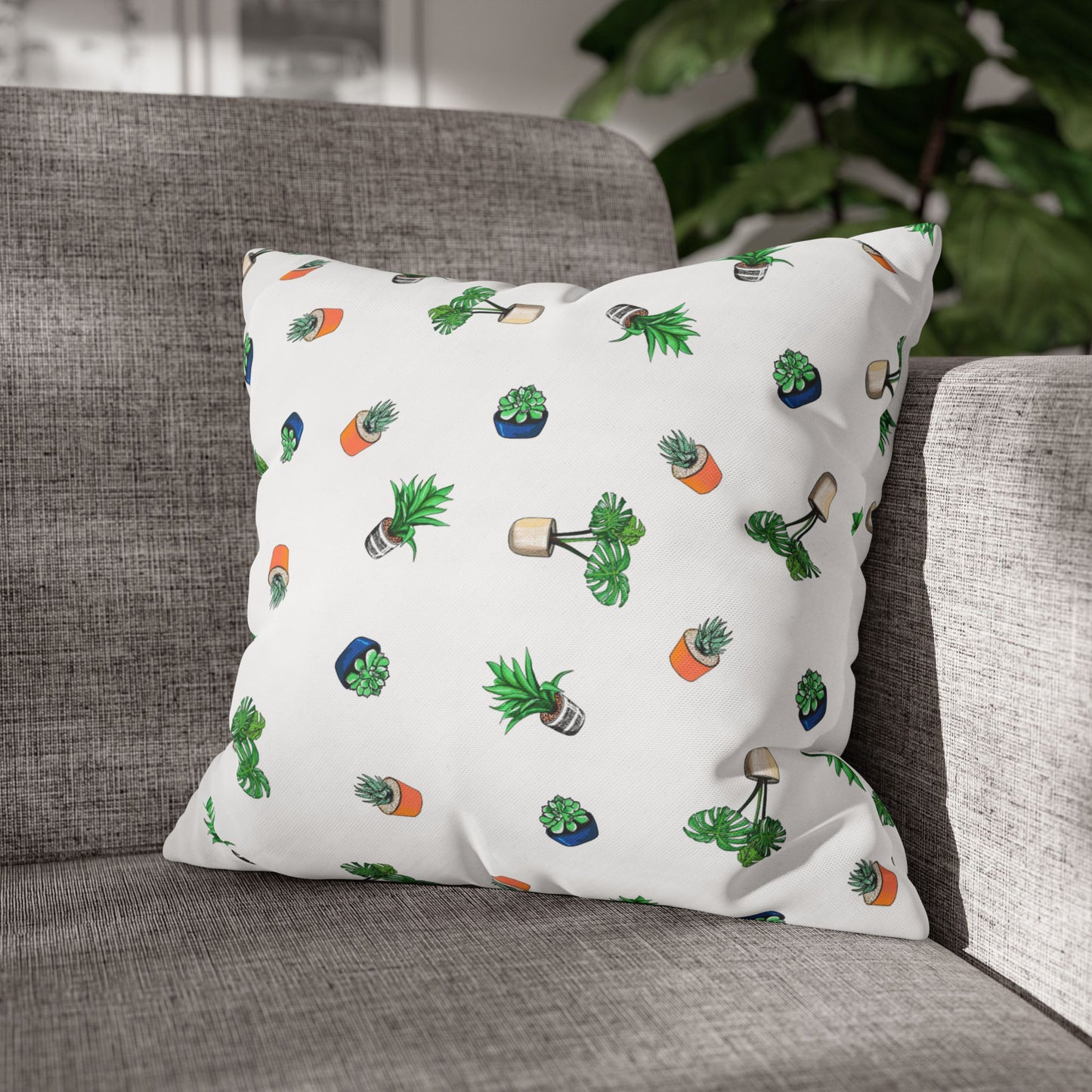 Plant Lover Pattern Pillowcase