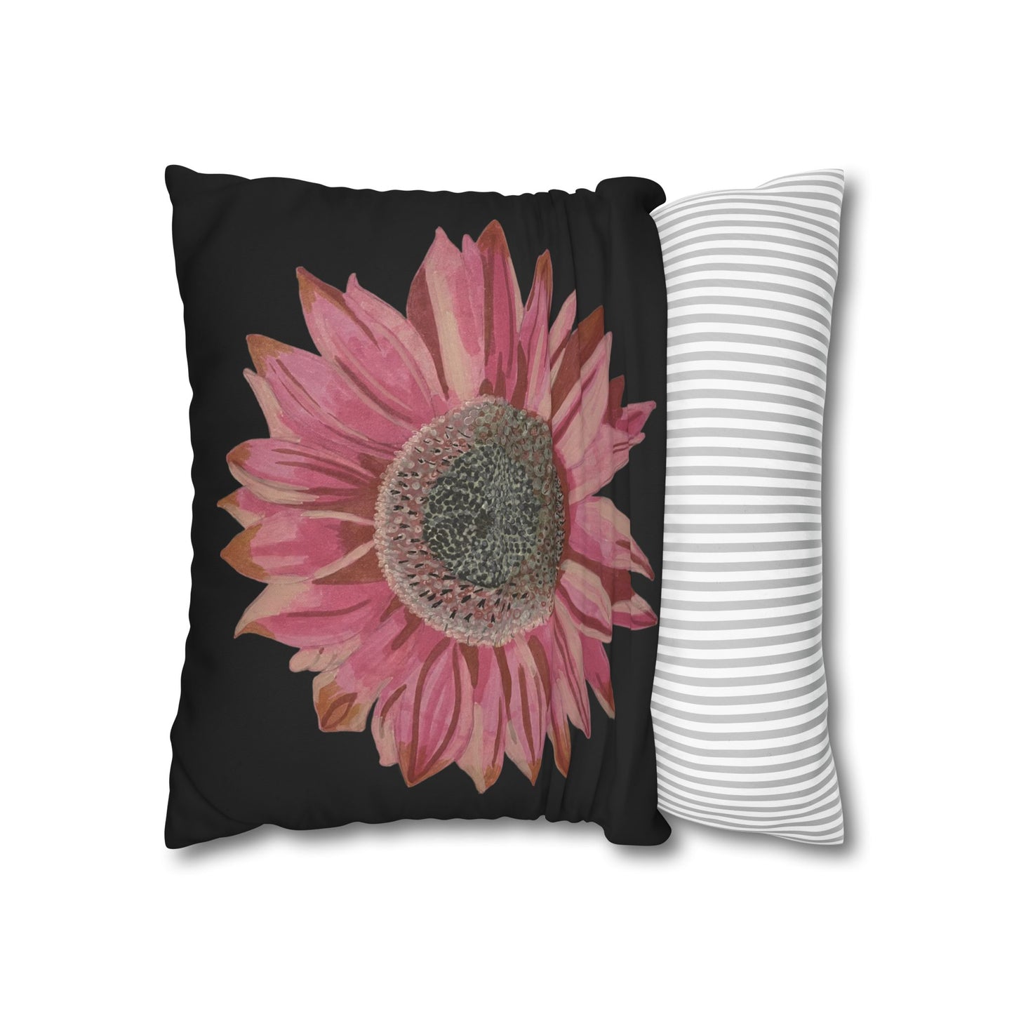 Pink Sunflower Pillowcase