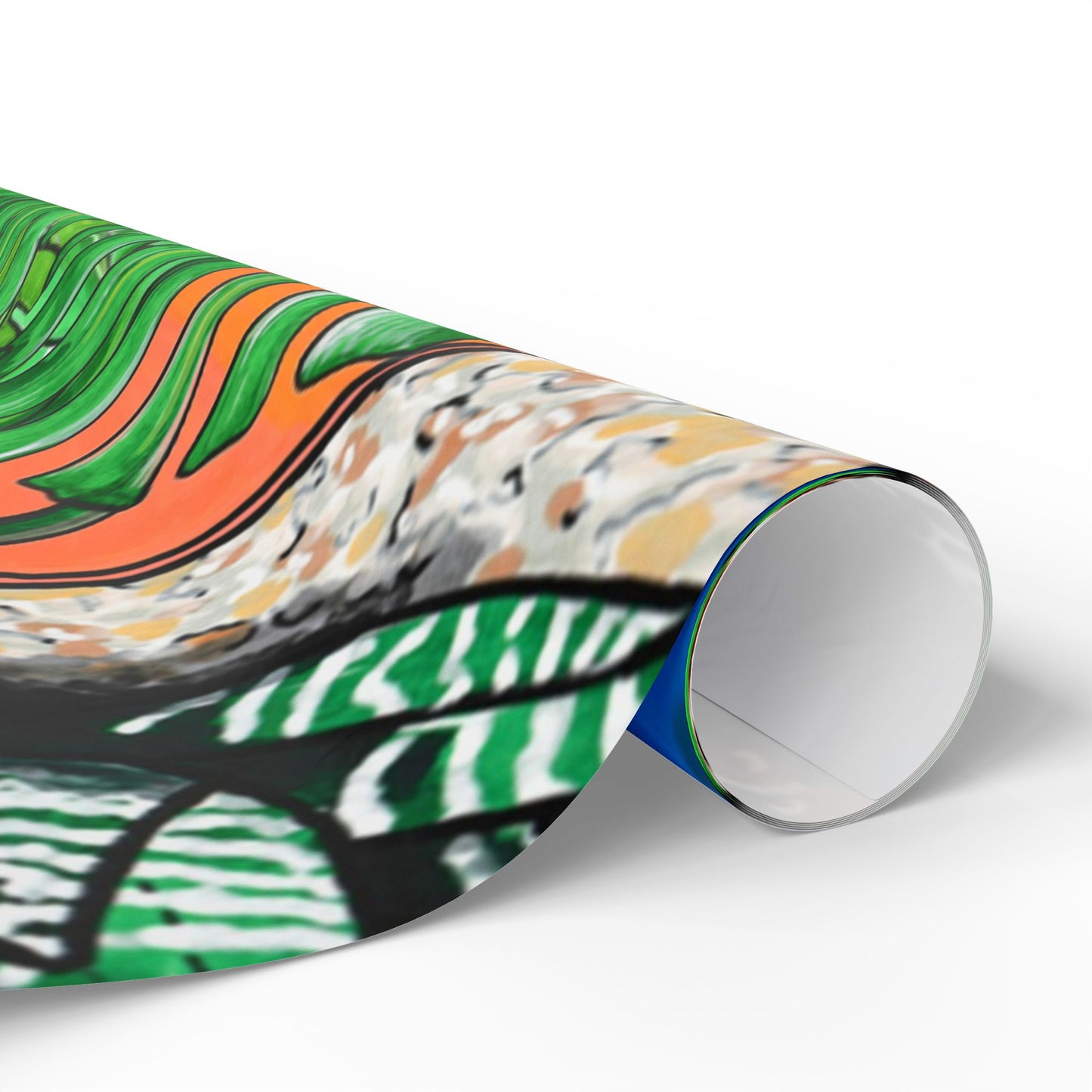 Tropical Succulent Wrapping Paper — Green Monstera & Potted Plants Gift Wrap