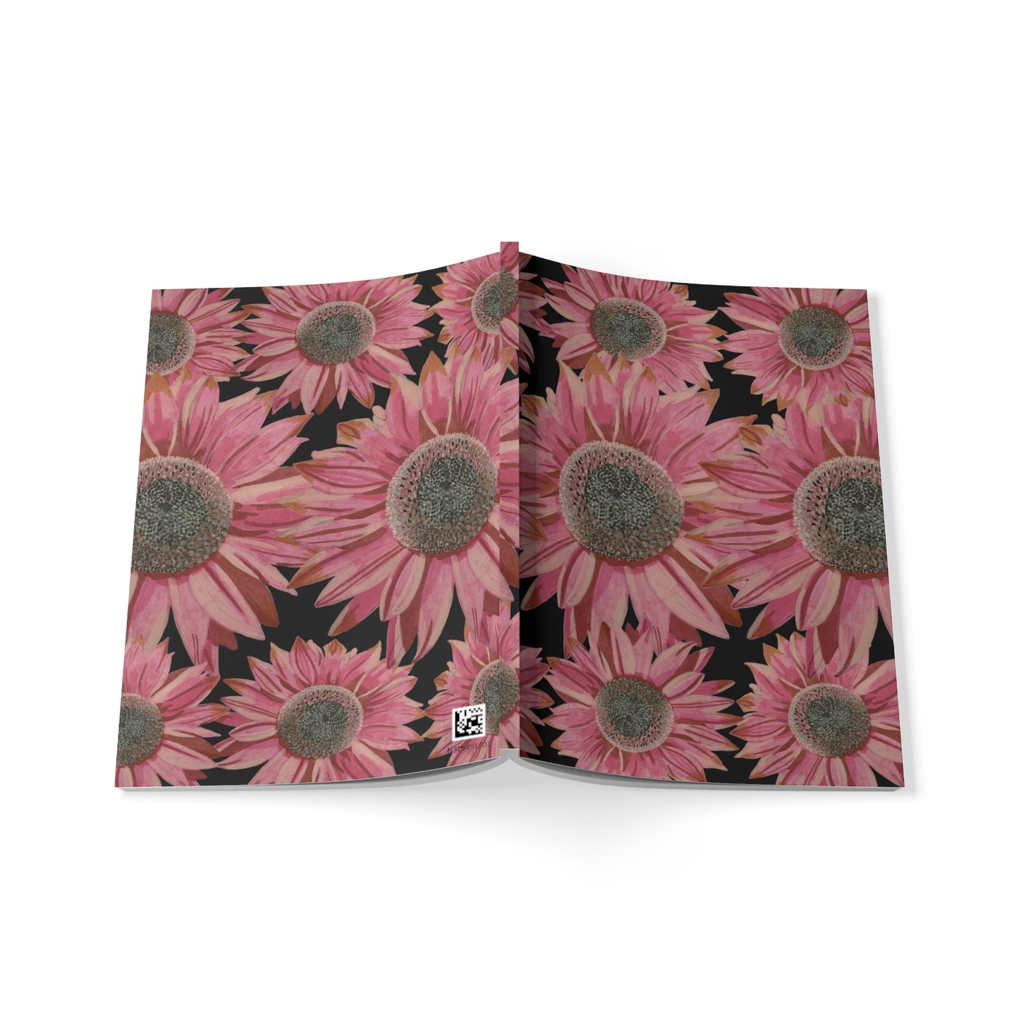 A5 Pink Sunflowers A5 Softcover Notebook