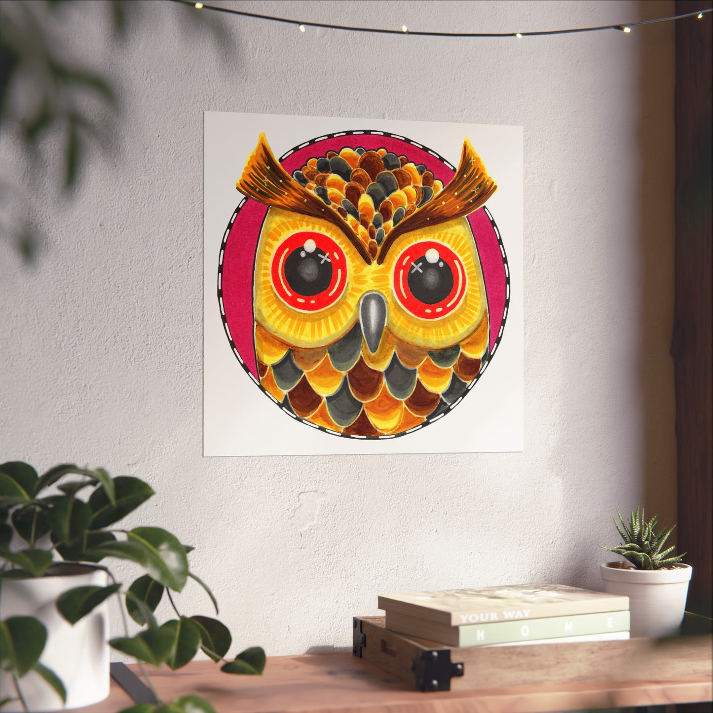 Sir Douglas Hootington the Owl Art Poster