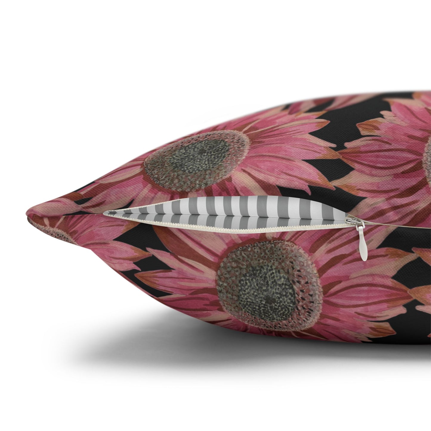 Pink Sunflowers Pillowcase