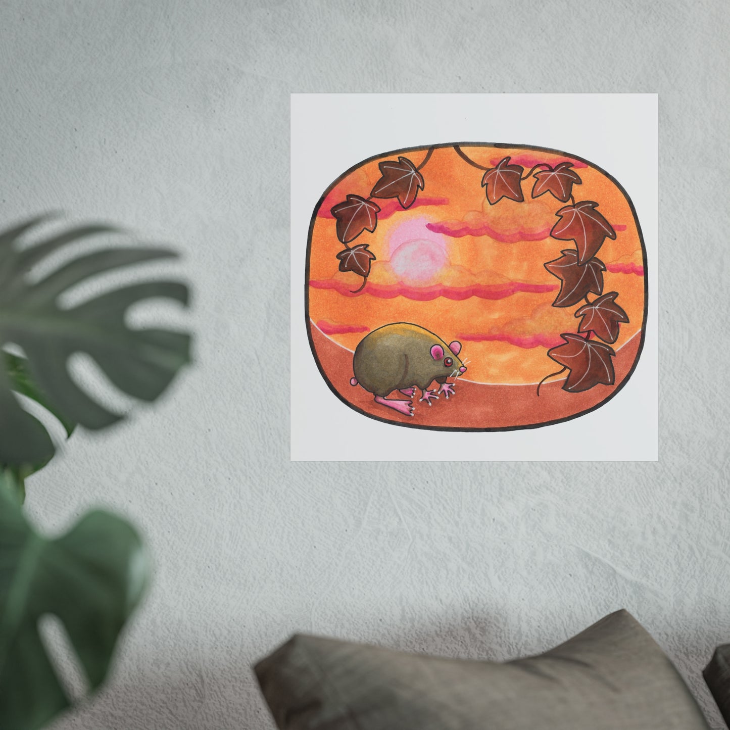 Trevor the Mouse Fine Art Poster