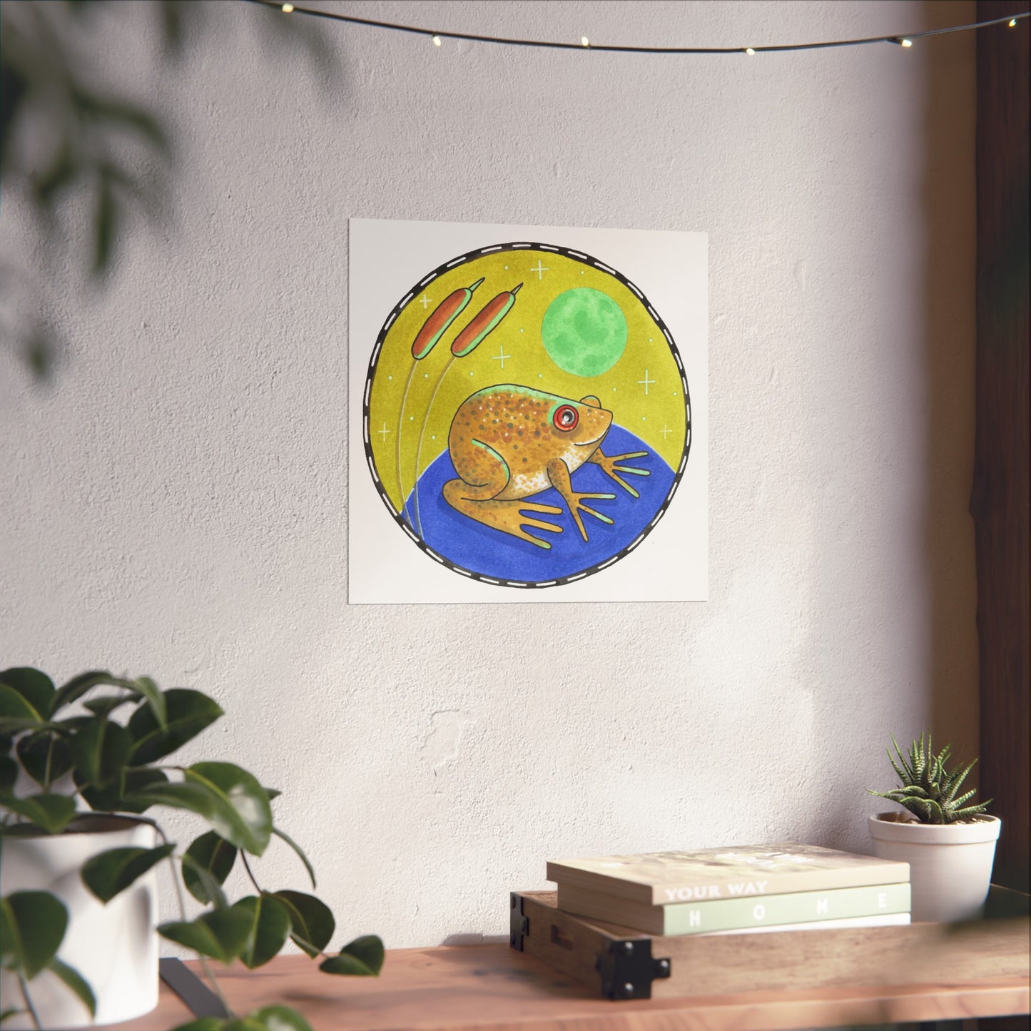 Geoffrey the Frog Art Poster