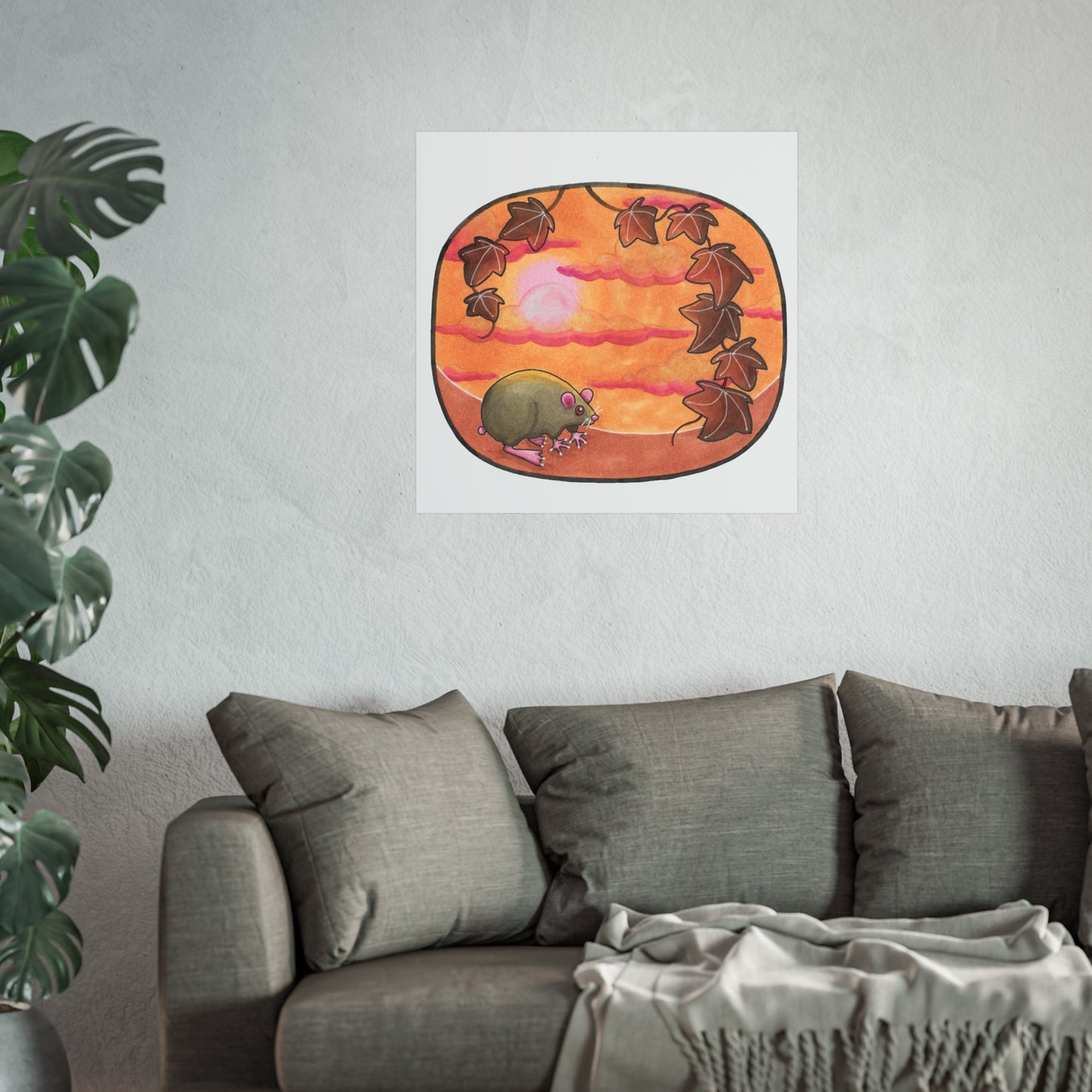 Trevor the Mouse Fine Art Poster