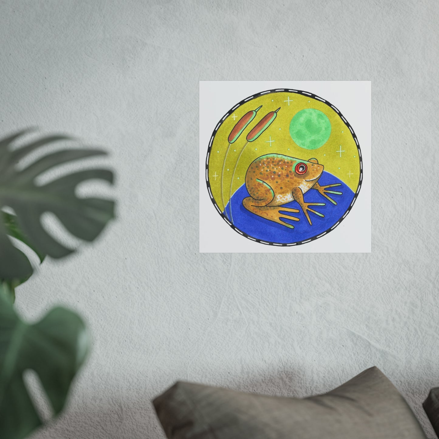 Geoffrey the Frog Art Poster