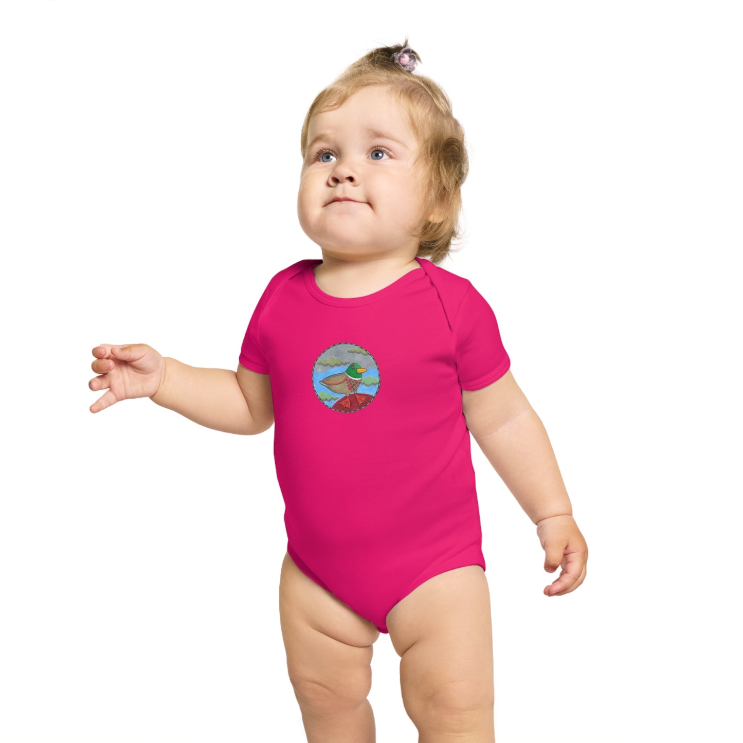 Mark the Mallard Baby Bodysuit