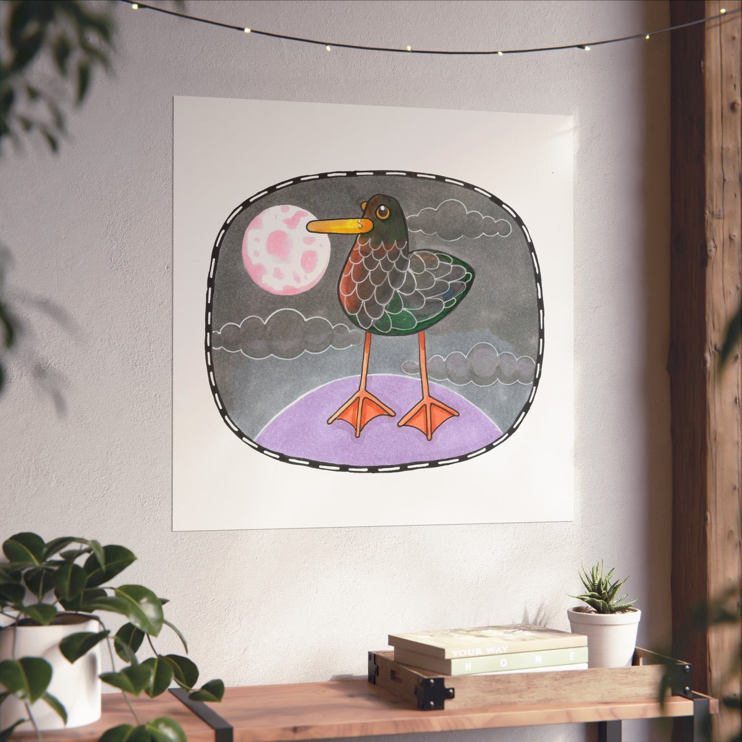 Peter the Bird Art Poster