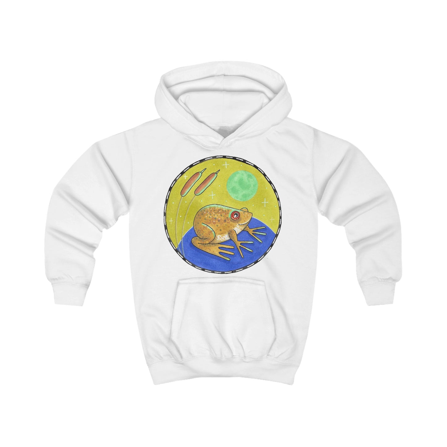 Geoffrey the Frog Kids Hoodie