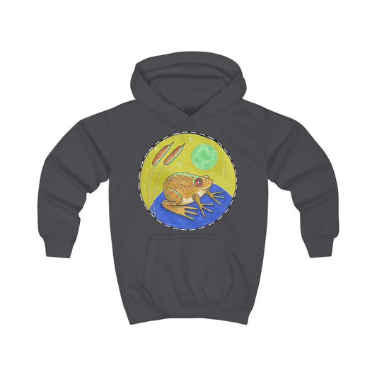 Geoffrey the Frog Kids Hoodie