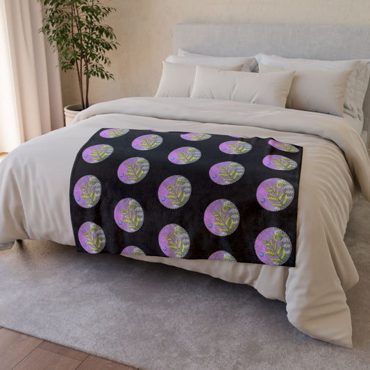 Fern Moonlight Throw Blanket