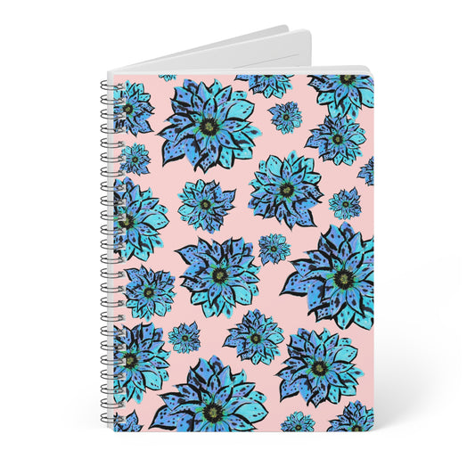 Blue Dahlia A5 Notebook