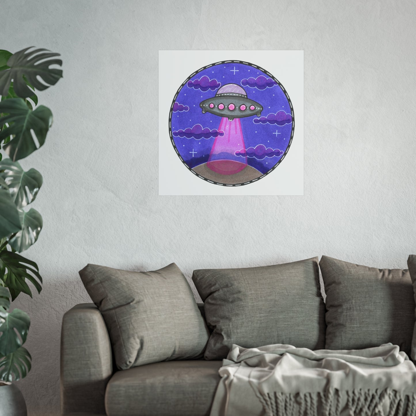UFO Dreams Art Poster