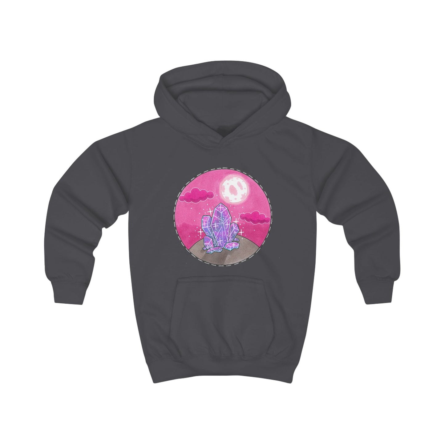 Psychedelic Crystals Kids Hoodie