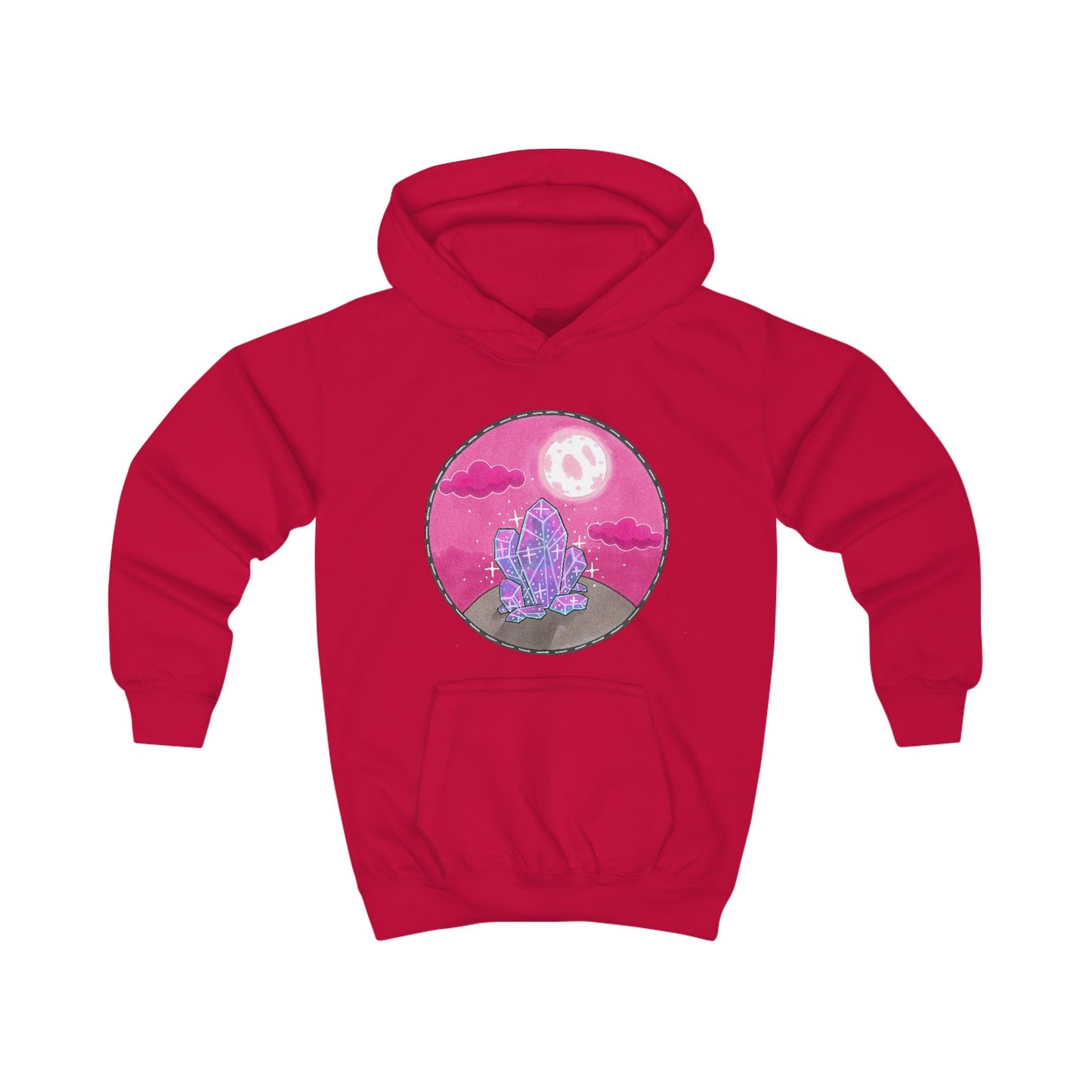 Psychedelic Crystals Kids Hoodie