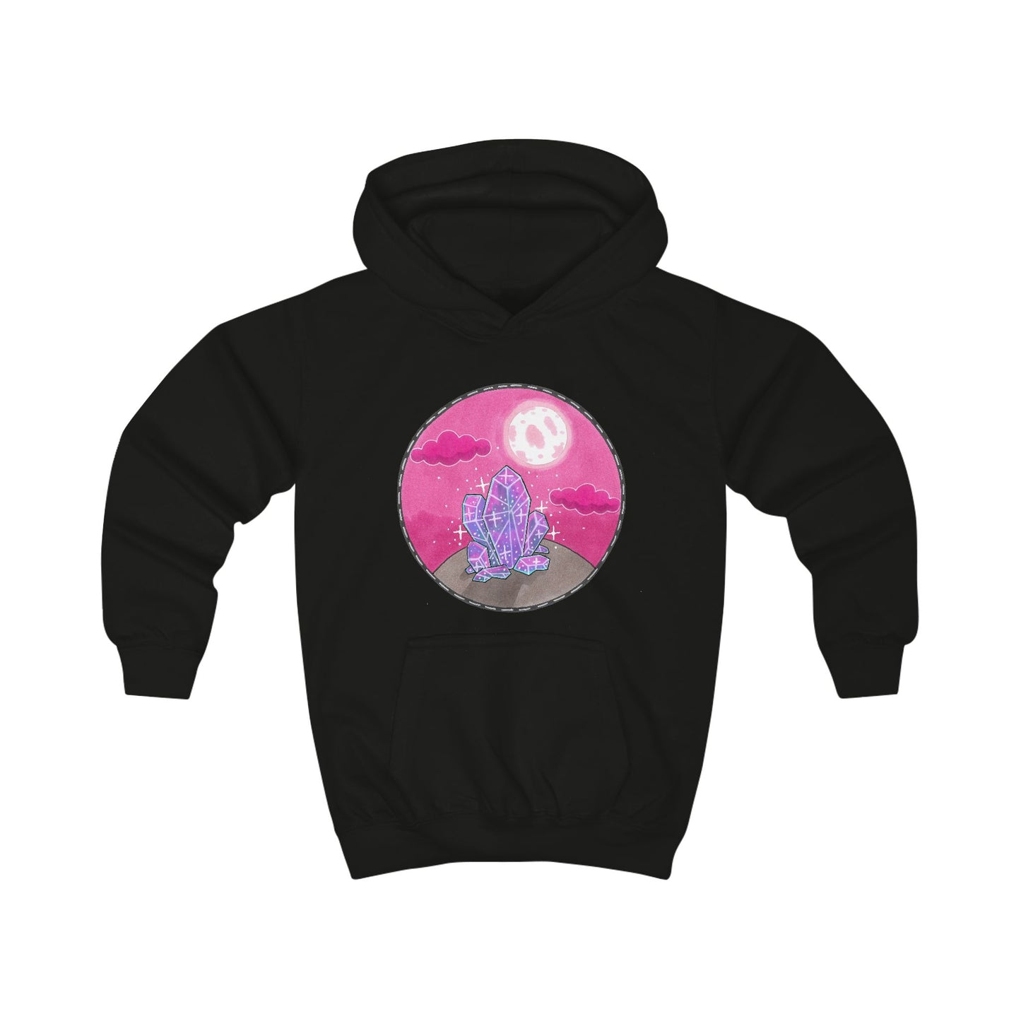 Psychedelic Crystals Kids Hoodie