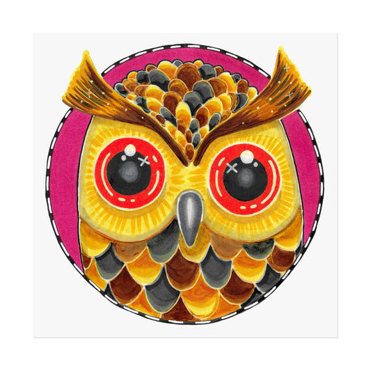 Sir Douglas Hootington the Owl Art Poster